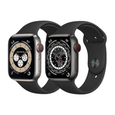 [중고] 애플워치 Apple Watch Seirese7 45mm 셀룰러(티타늄)스포츠밴드 B급